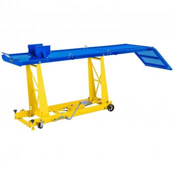 MSW MHB-450-780.1 Plataforma Elevadora Tijera Caballete Hidráulico Moto con Rampa