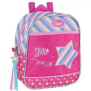 Mochila Infantil Rosa Skpat 22x25x10 cm - Ligera y Resistente para Niñas de 4 a 5 Años