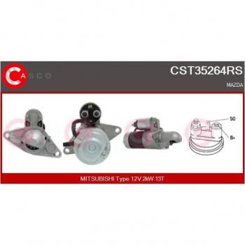 Motor eléctrico ventilador de radiador CASCO CEF70012AS para PEUGEOT, TOYOTA y CITROËN