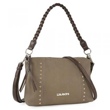 Bolso Bandolera Pequeño de Marca Lois para Mujer - Uso Diario en Taupe 321272