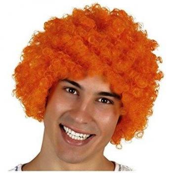 Peluca de Payaso naranja