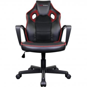 Mars Gaming MGC0BR Silla Gaming Profesional, Poliuretano, Rojo, 61.5x55x104 cm