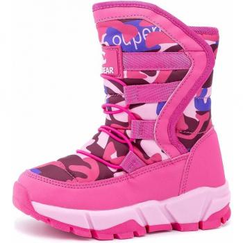 UBFEN Botas de Nieve Botas de Invierno para Niñas Impermeable Botas de Invierno para Niños Senderismo Niña de Outdoor Botas 24 EU C Rosa