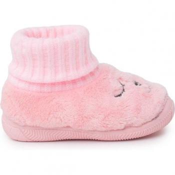 Pisamonas Zapatillas de Casa Cerradas de Niña Tipo Calcetín Osito Pelo Suave