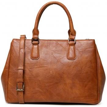 Desigual - Bag Dark Amber Cabo Women, Carteras de mano con asa Mujer, Marrón