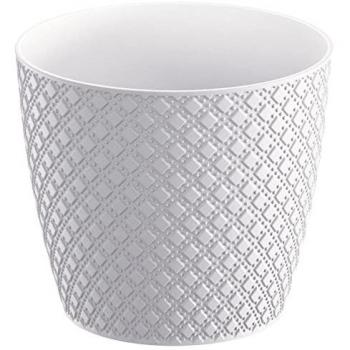 Maceta Orient 9L - Alta Capacidad - Diseño Elegante - Resistente a la Intemperie - Color Blanco
