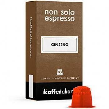 FRHOME - 50 Cápsulas compatibles Nespresso - Ginseng - Il Caffè italiano