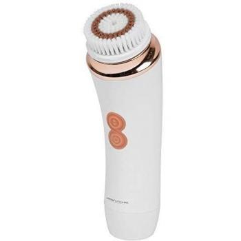 Proficare GRB 3081 Cepillo Limpiador Facial Eléctrico, Exfoliante, Limpiador de Poros, 2 Cabezales Intercambiables, 2 Velocidades Ajustables