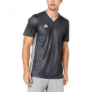 adidas Tiro 19 JSY Camiseta de Manga Corta, Hombre, DGH Solid Grey/White, 7-8Y