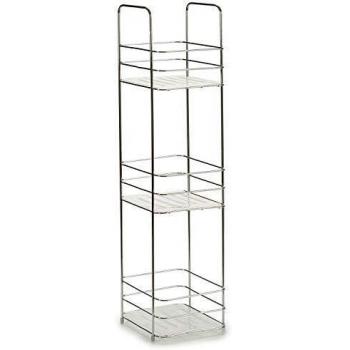 TU TENDENCIA ÚNICA Estantería de Metal Cuadrada con Estantes. Ideal para tener tus accesorios de forma organizada y ahorrar espacio
