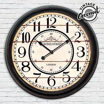 Reloj de Pared Estación London Vintage Coconut