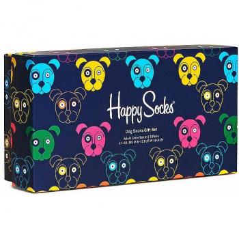 Calcetines 3-Pack Mixed Dog Crew Socks Gift Set - Talla 41-46