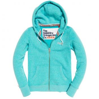 Superdry - Sudadera con Capucha - para Mujer Lolly Teal Snowy Large