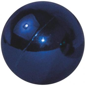 Bola Navidad grande de diámetro 20cms en Azul brillo