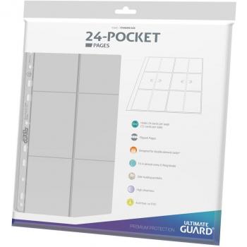 Ultimate Guard 24-Pocket QuadRow Pages Side-Loading Transparente (10)