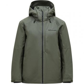 Peak Performance - Chaqueta de esquí para hombre Maroon Peak Performance, impermeable, transpirable, con aislamiento térmico, capucha ajustable, puños elásticos y múltiples bolsillos