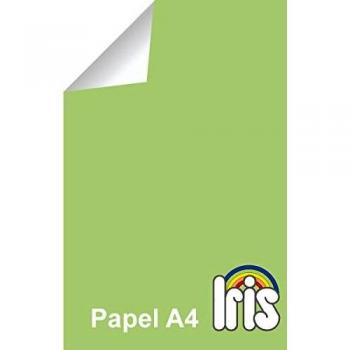 Papel Color CANSON Repro Iris Din-A4 80 gr. Verde Manzana, Pack x100 Hojas