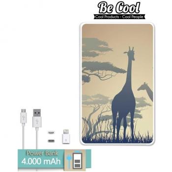 Becool® - Batería Externa Power Bank 4000 mah + Gratis 1 cable USB-MicroUsb