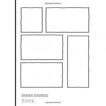 blank comic book: funny drawing , sketching and coloring for to create your own comic . bedtime story , cartoons , storyboard on notebook / sketchbook ... : vol. 2