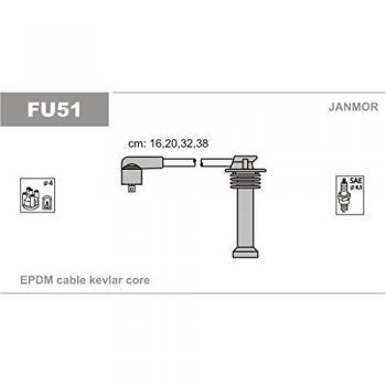 Janmor FU51 Juego de cables de encendido