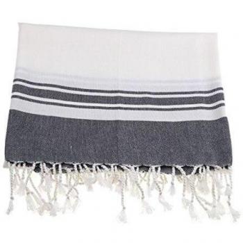 DolceMora Simple Life Cotton Classic - Toalla multiusos Peshtemal, 30 x 30 cm, color azul