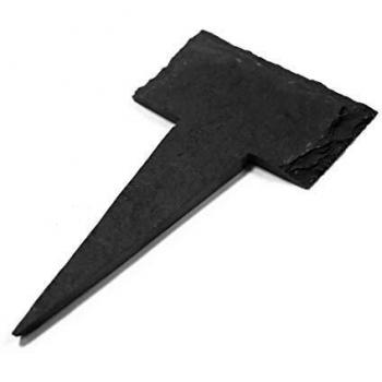 Catral 05010005 Pack 5 Etiquetas de Pizarra, Negro, 5x3x10 cm
