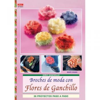 Serie Ganchillo nº1. BROCHES DE MODA CON FLORES DE GANCHILLO.