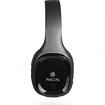 NGS Artica Sloth Gray Wireless Bluetooth Headphones with Microphone - 10 Hour Battery Life