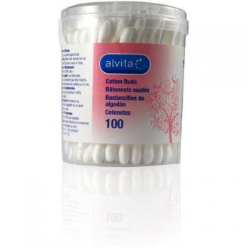 Alvita Bastoncillos de Oídos 100 Uds