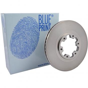 Disco de freno ventilado pintado Blue Print ADN143102 para eje delantero