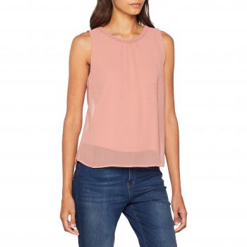 Vero Moda Vmbille SL Top, Camiseta sin Mangas para Mujer, Rosa Old Rose, 42