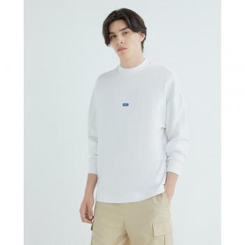 Sudadera Hugo Boss Nedro blanca con cuello alto, talla L para hombre