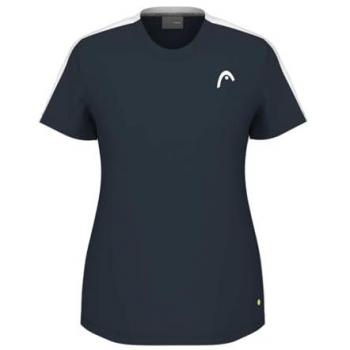 Camiseta de Manga Corta Head Tie-break para Mujer, Azul, Talla L