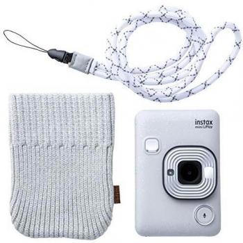 Fujifilm instax 70100144526 - Kit Liplay por Cámara, con Accesorios, Color Blanco Piedra