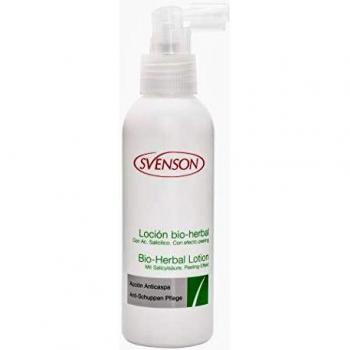 Svenson | Loción Anticaspa Bio Herbal | Reduce Picor e Irritación del Cuero Cabelludo | Rico en Ginkgo Biloba| Triple Acción Antiséptica, Antiinflamatoria y Cicatrizante | Pelo Nutrido | 150ml