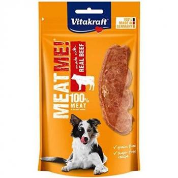 Vitakraft - Meat Me, Snacks para Perros de Carne de Pollo y Ternera en Tiras - 60 g