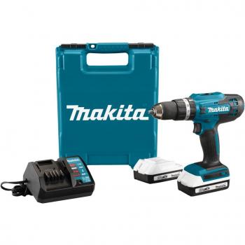 Makita DF488DWAE Taladro atornillador inalámbrico con baterías de 18V 2x2,0Ah Li-ion
