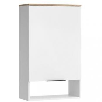 Aparador Wido Vicco, Blanco/Sonoma, 60 x 100 cm con puerta