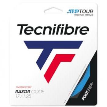 Cordaje de Tenis Tecnifibre Razor Code 12m - Azul, Diámetro 1.25 mm
