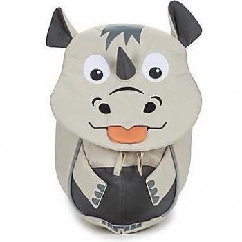 Affenzahn Mochila RHINO para niño - Mochila infantil, diseño de rinoceronte, fabricada en materiales sostenibles, con compartimentos espaciosos, correas ajustables y reflectantes para mayor seguridad, ideal para la escuela y actividades