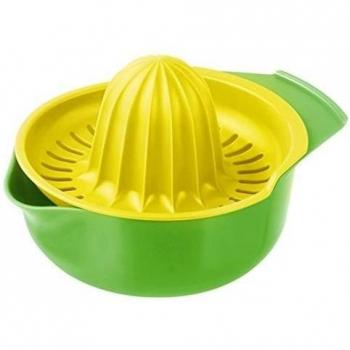 Fackelmann Manual de plástico San 12cm, exprimidor con Jarra 250ml