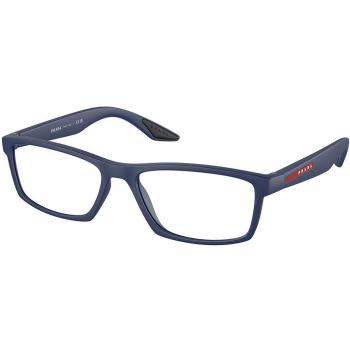 Prada Linea Rossa PS04PV U631O1 Men's Eyeglasses Blue Size 56 - Frame Only with Blue Light Block Available