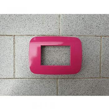 Placa Compatibles Axolute Bticino Color Fucsia 7 Foros