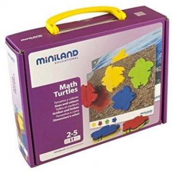 Miniland - Math Turtles, juego educativo, multicolor