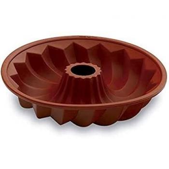 Lacor - 66734 - Molde Savarin Bajo Silicona - Rojo