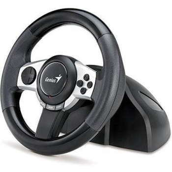 GENIUS Trio Racer F1 - Juego de Volante y Pedales para PC y PS3
