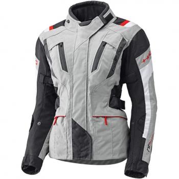Held 4-Touring - Chaqueta de moto para mujer, color gris y negro, talla D3XL