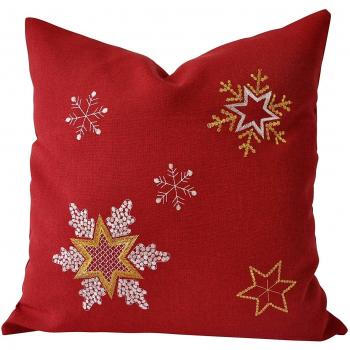 bellanda 3868 - 40 x 40 KH funda de almohada, poliéster, rojo, 40 x 40 x 0.50 cm