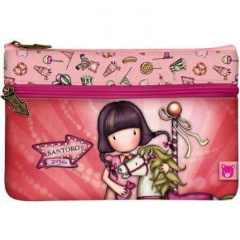 Portatodo Plano con Bolsillo Gorjuss Fairground Carousel - Safta