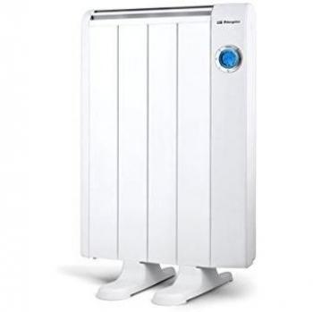 Orbegozo RRE 510 Emisor Térmico Bajo Consumo, 3 Elementos de Calor, Pantalla Digital LCD, Mando a Distancia, Funcionamiento Programable, 500 W, Aluminium, Blanco